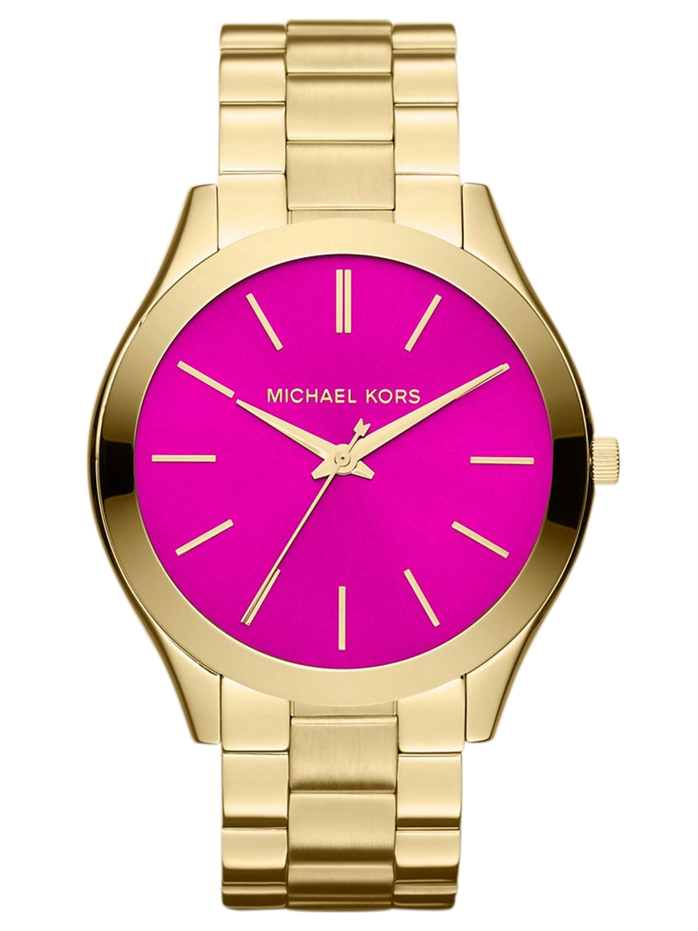 Michael Kors Analog Watch 'Runway' in Gold: front