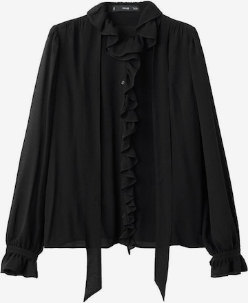 MANGO Bluse 'Bologna' in Schwarz: Vorderseite