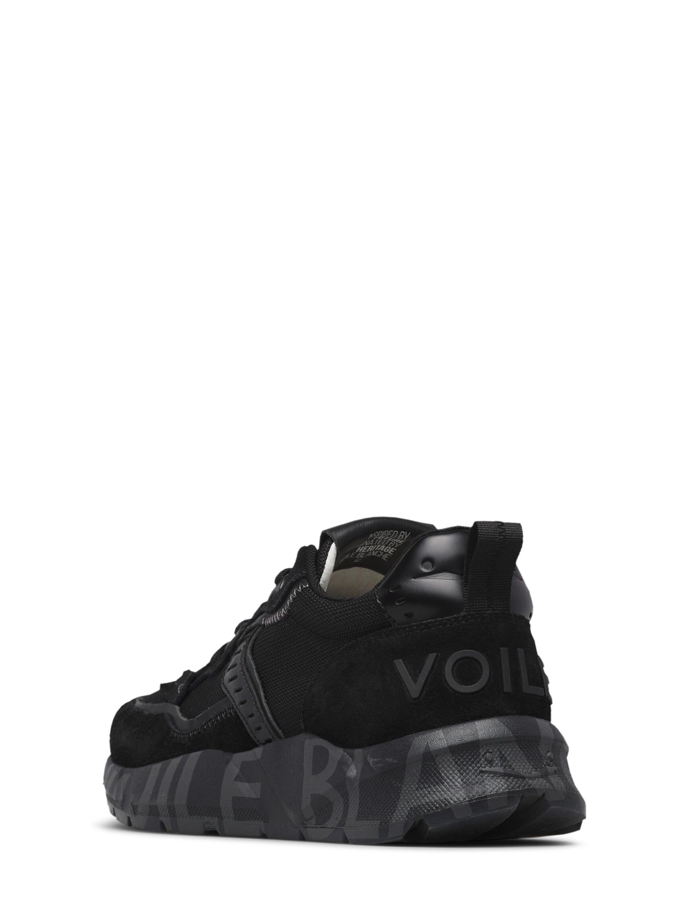 Voile blanche Platform trainers 'CLUB01.' in Black