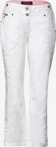 CECIL Pants in White: front