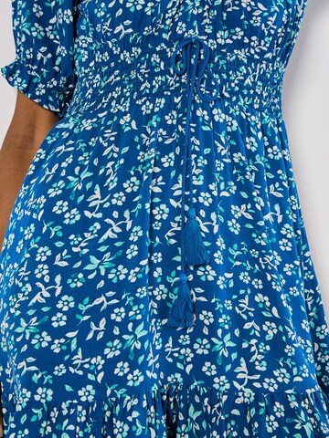 Robe ' ' Apricot en bleu