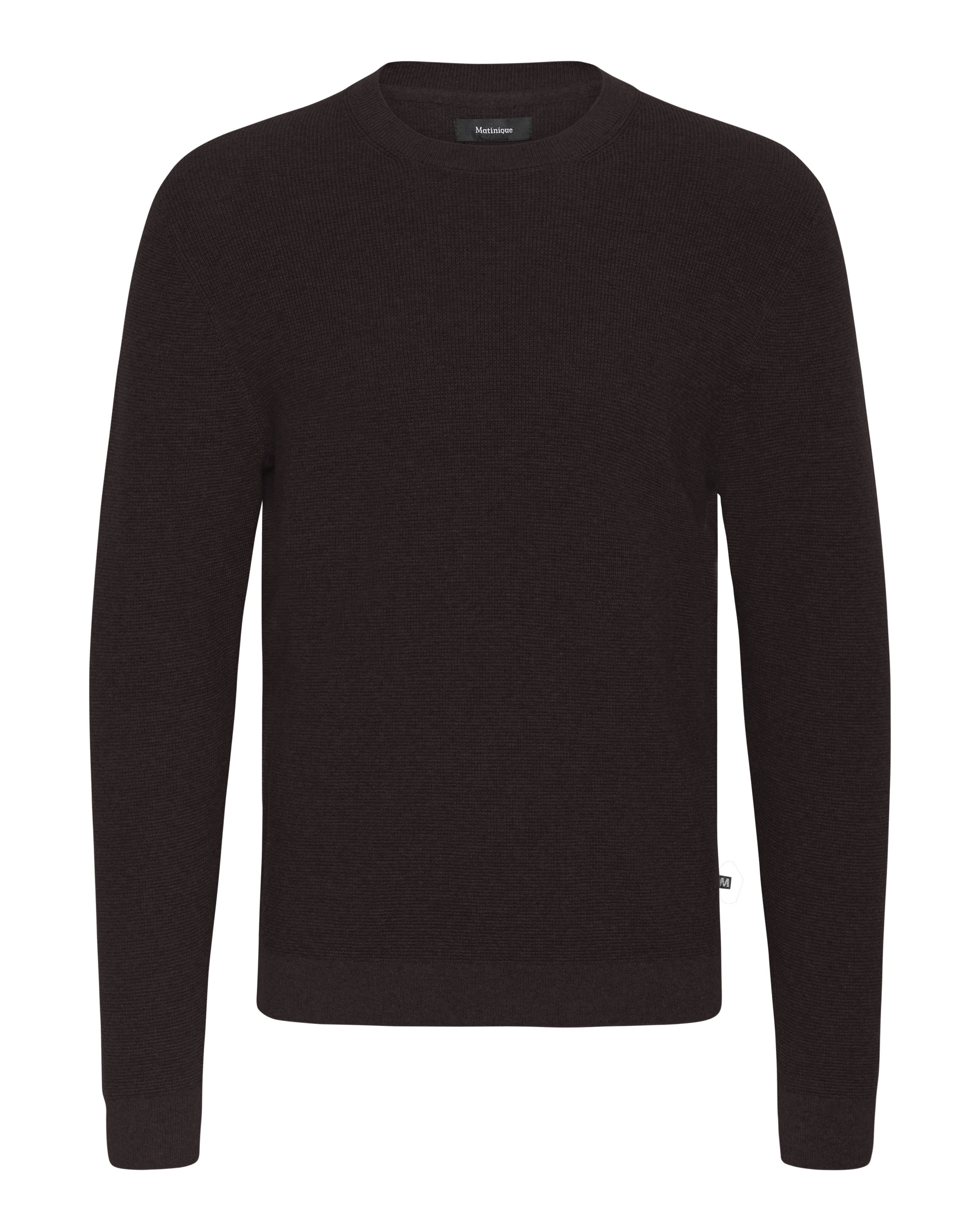 Matinique Trui &#x27;MALagoon&#x27; in Bruin: voorkant