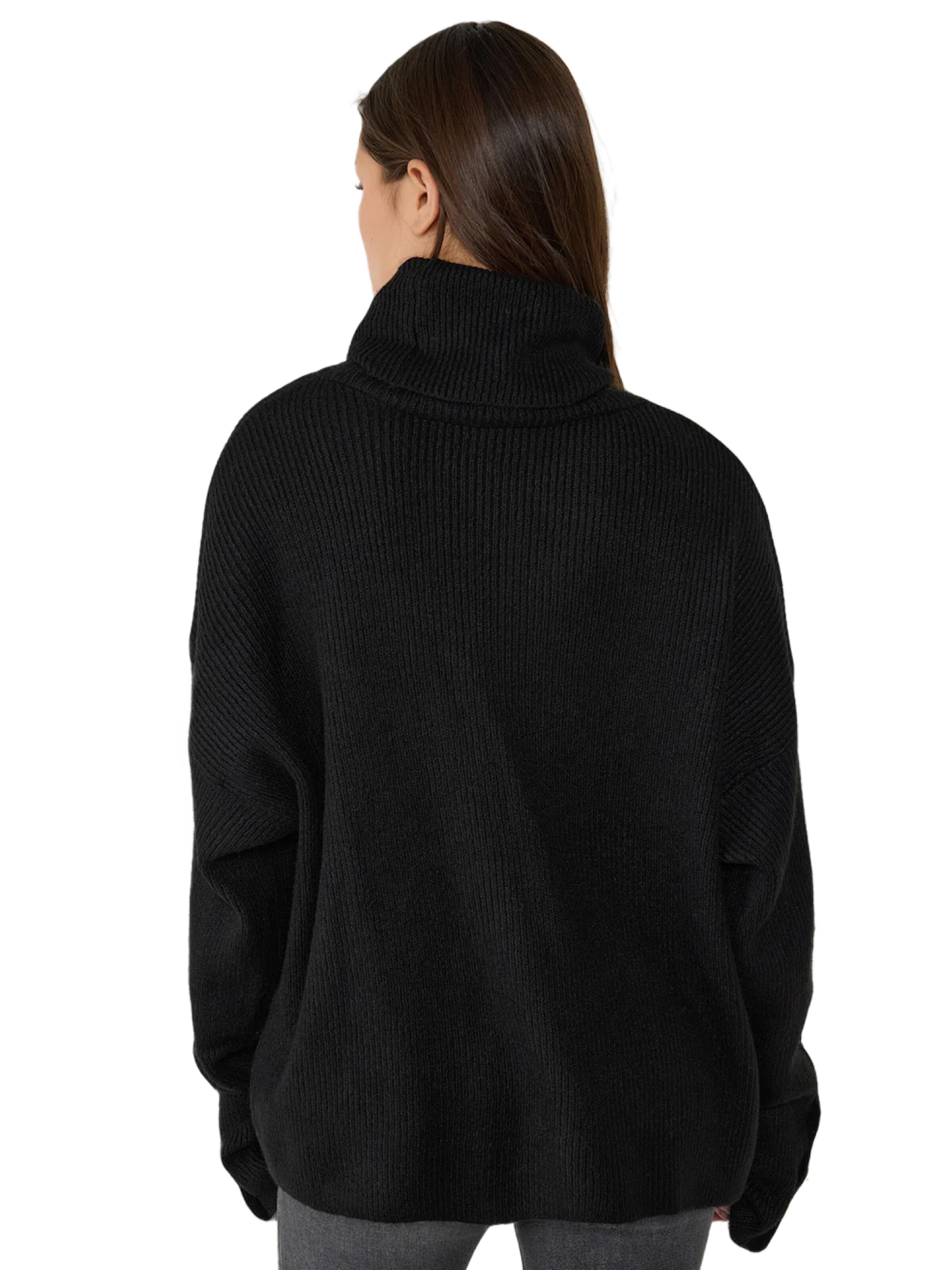 No Matter What Trui in Zwart