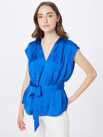 DKNY - Blusa en azul: frente