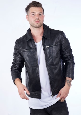 Bruno Banani LM Between-Season Jacket in Black: front