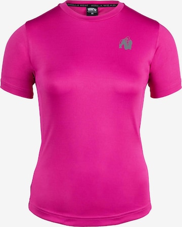 Gorilla Wear Funktionsshirt 'Raleigh' in Pink: Vorderseite