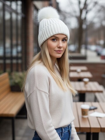 Kumixi Beanie in White