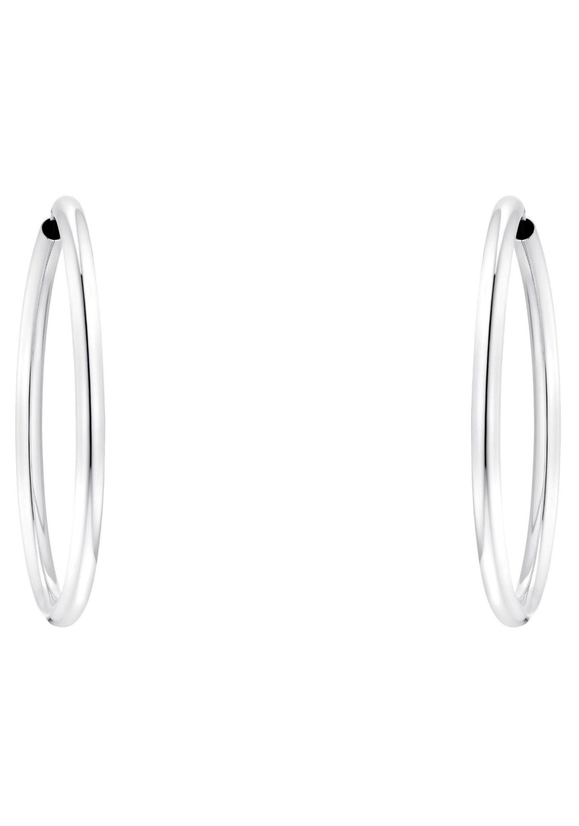 AMOR Earrings in Silver: front
