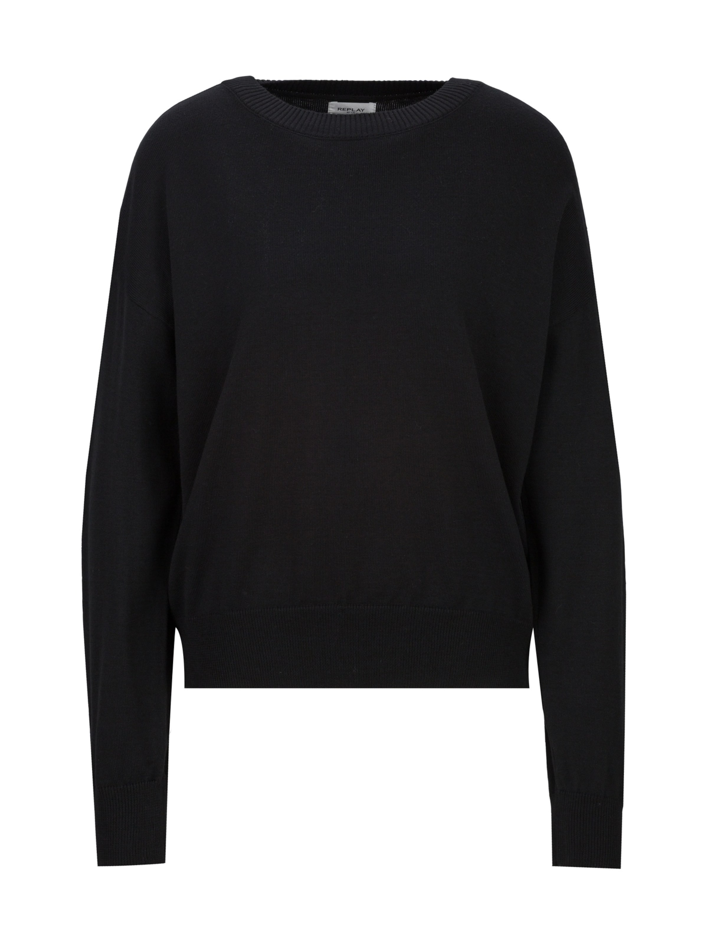REPLAY Sweater in Black: front