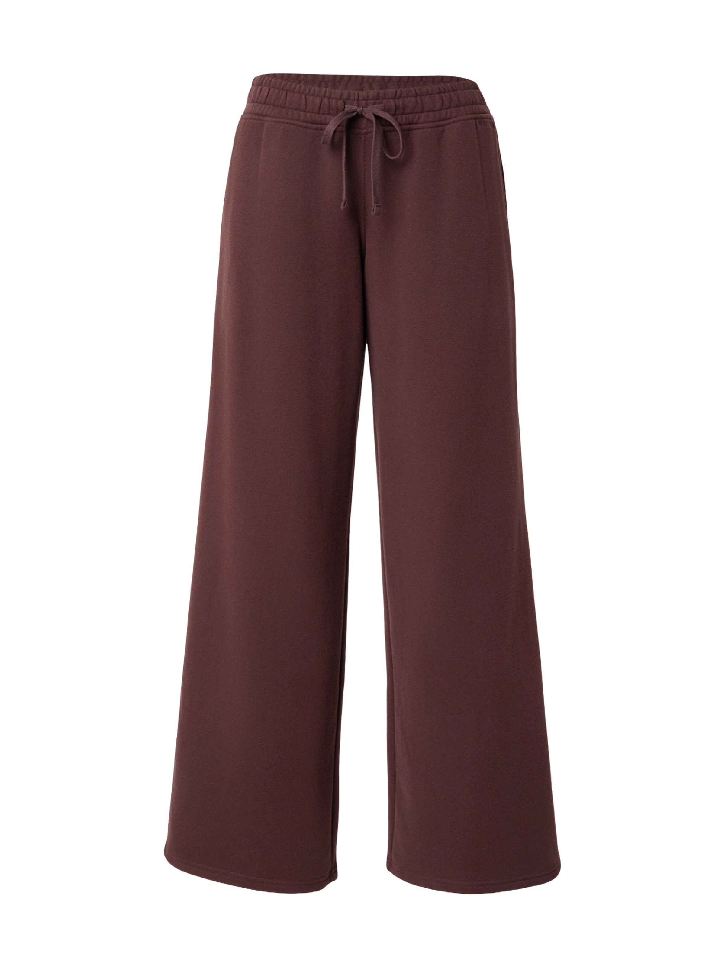 HOLLISTER Wide leg Broek in Bruin: voorkant