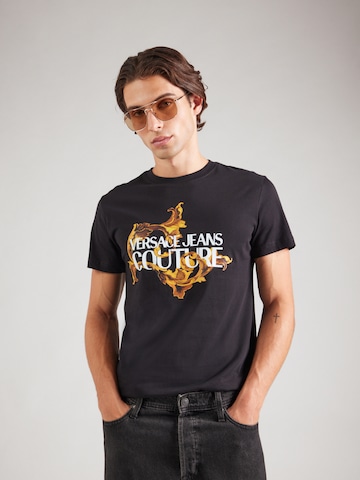 Versace Jeans Couture Shirt in Black: front