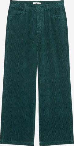 Marc O'Polo DENIM Wide Leg Hose in Grün: predná strana