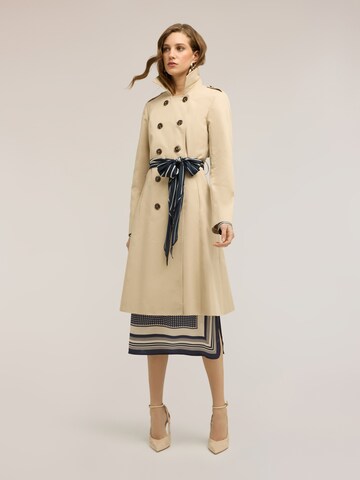 Manteau d’hiver MOTIVI en beige : devant