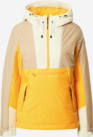 ICEPEAK Sports jacket 'MAYPEARL' in Dark beige / Saffron / White, Item view