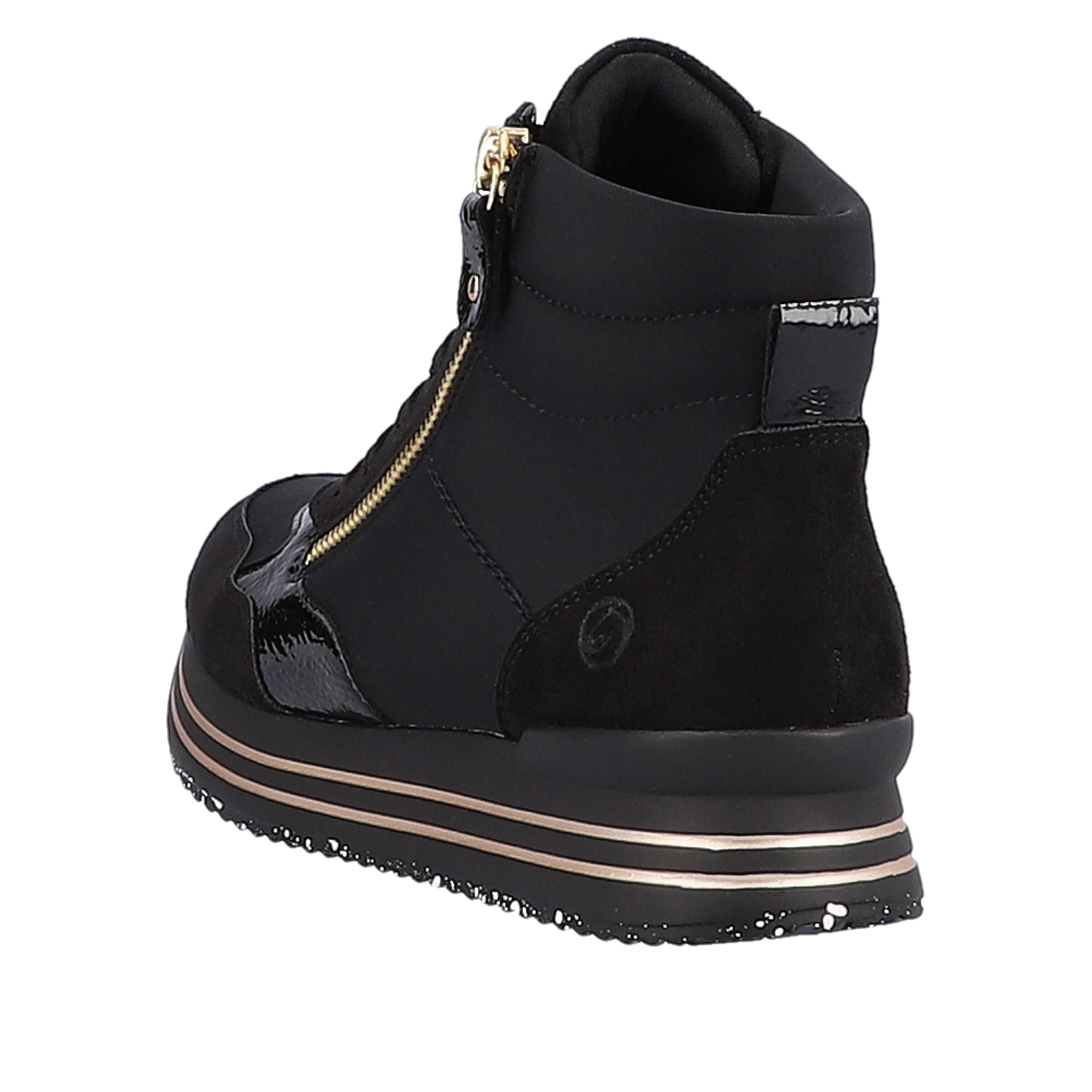 REMONTE High-Top Sneakers in Black