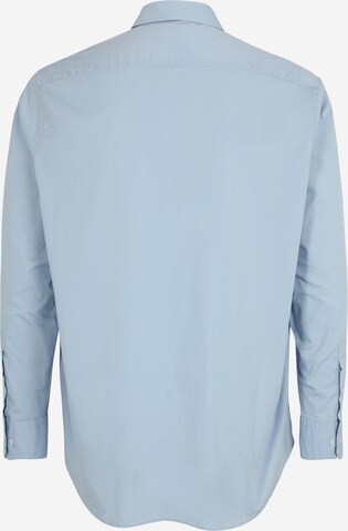 Calvin Klein Big & Tall Kitsas lõige Triiksärk, värv sinine