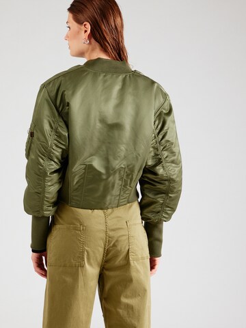 ALPHA INDUSTRIES Демисезонная куртка 'MA-1' в Зеленый