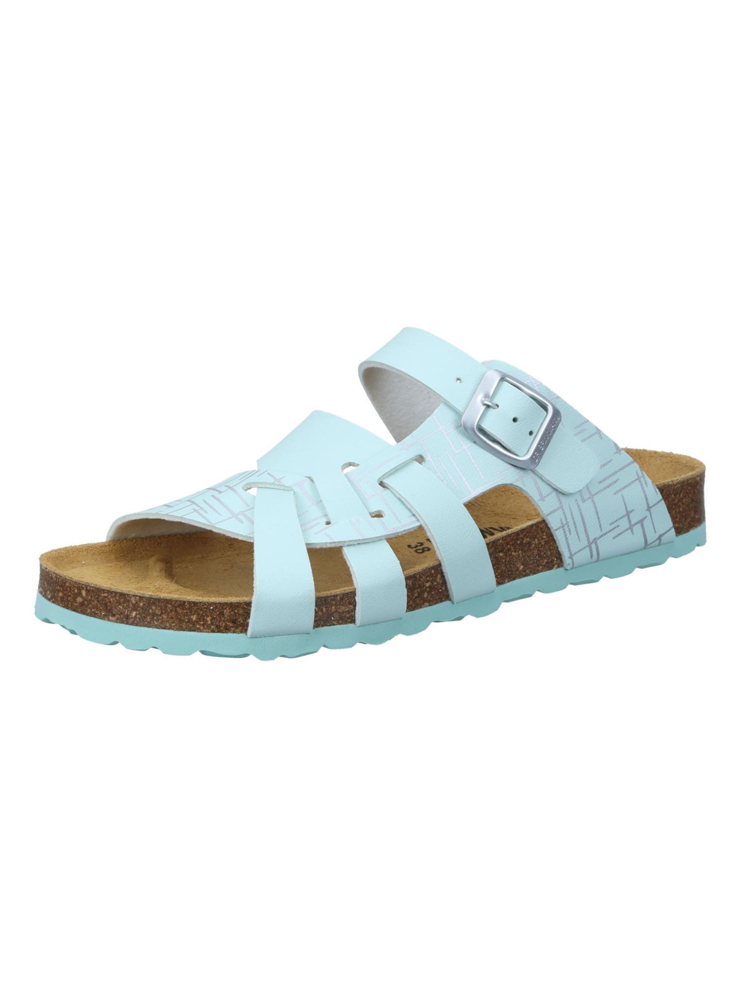 DR. BRINKMANN Mules 'OLIVA' in Green: front