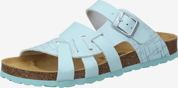 DR. BRINKMANN Mules 'OLIVA' in Green: front