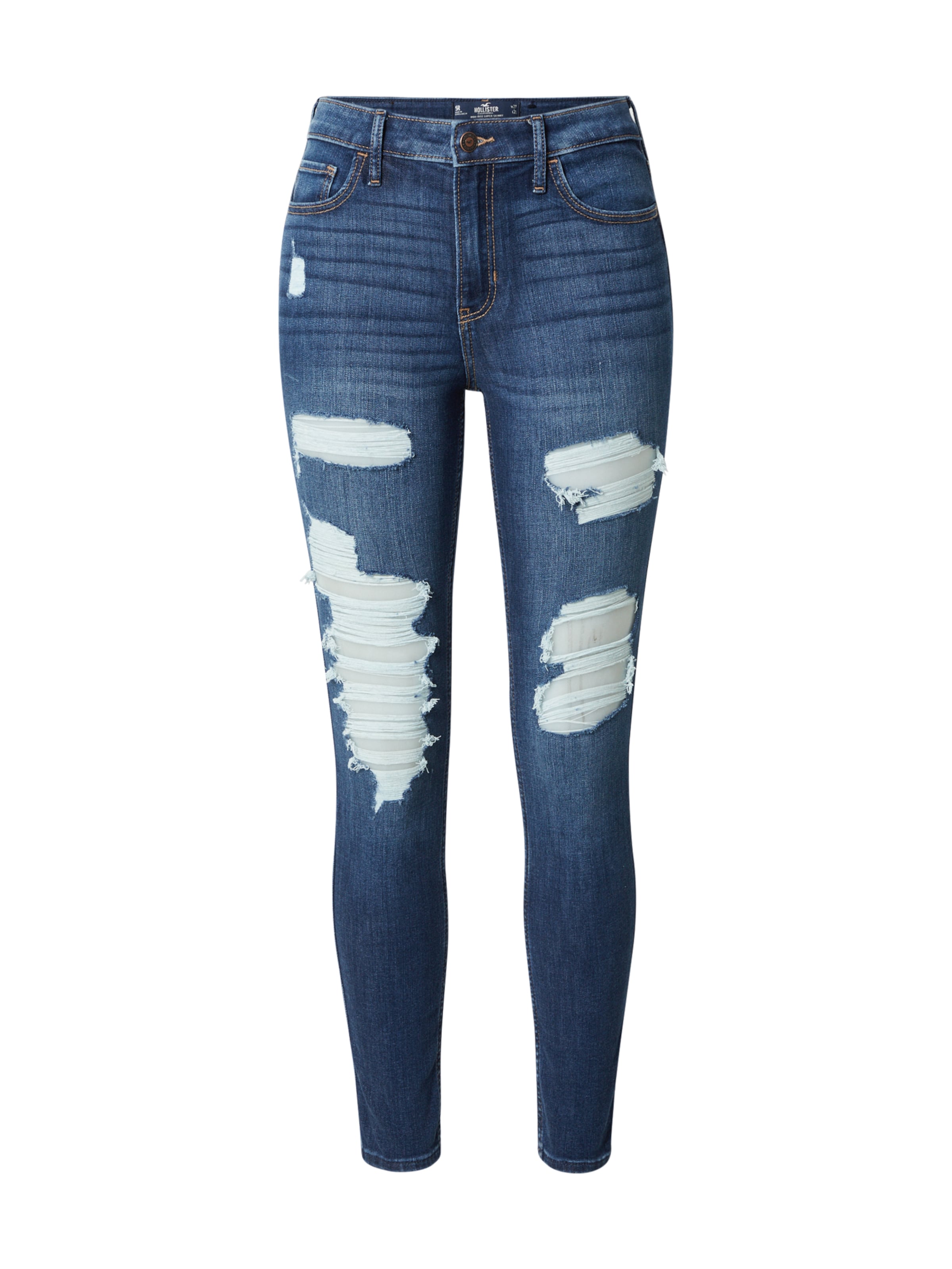 HOLLISTER Skinny Fit Дънки в синьо: отпред