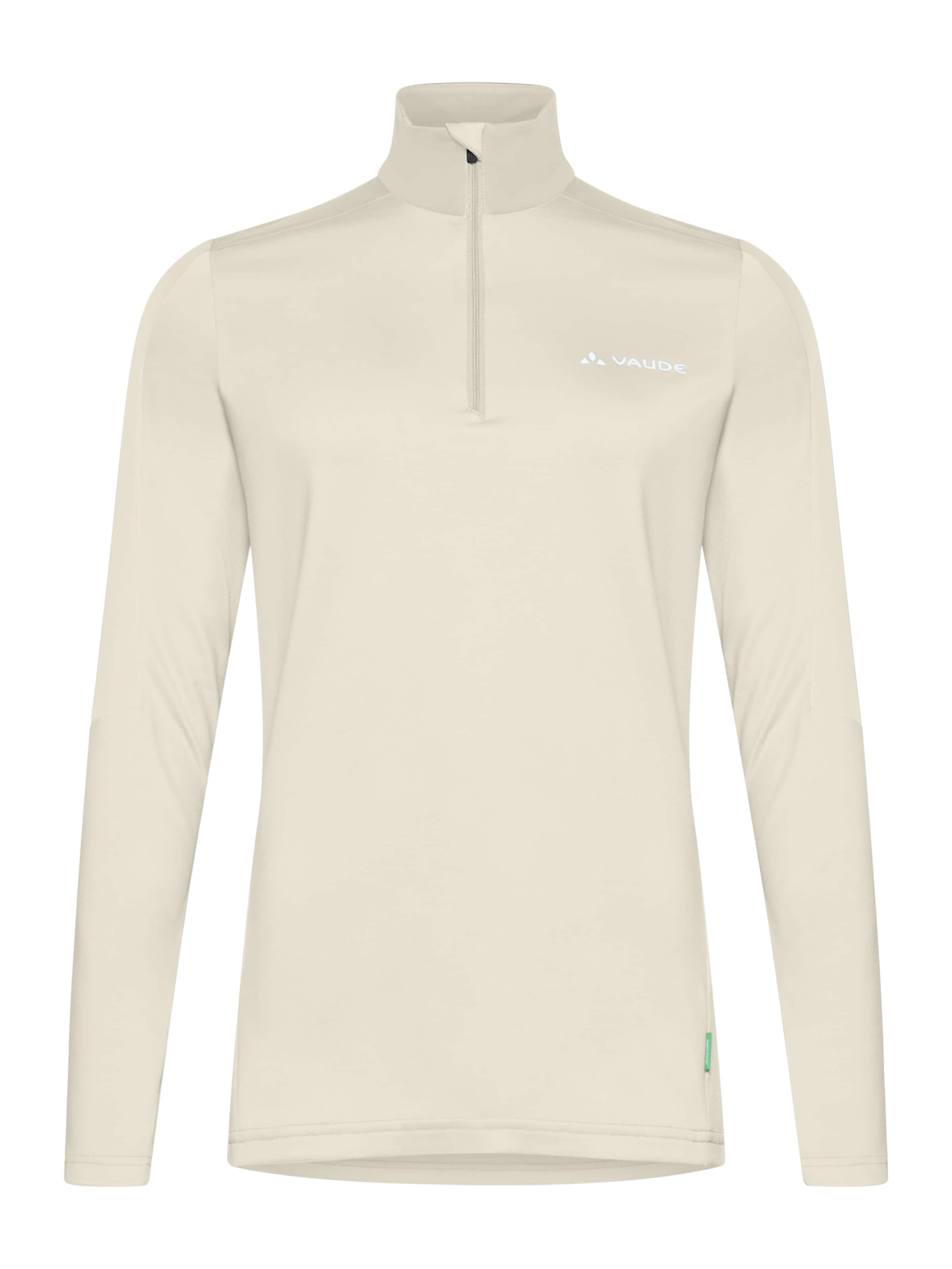 VAUDE Sports sweater 'Livigno' in Beige: front