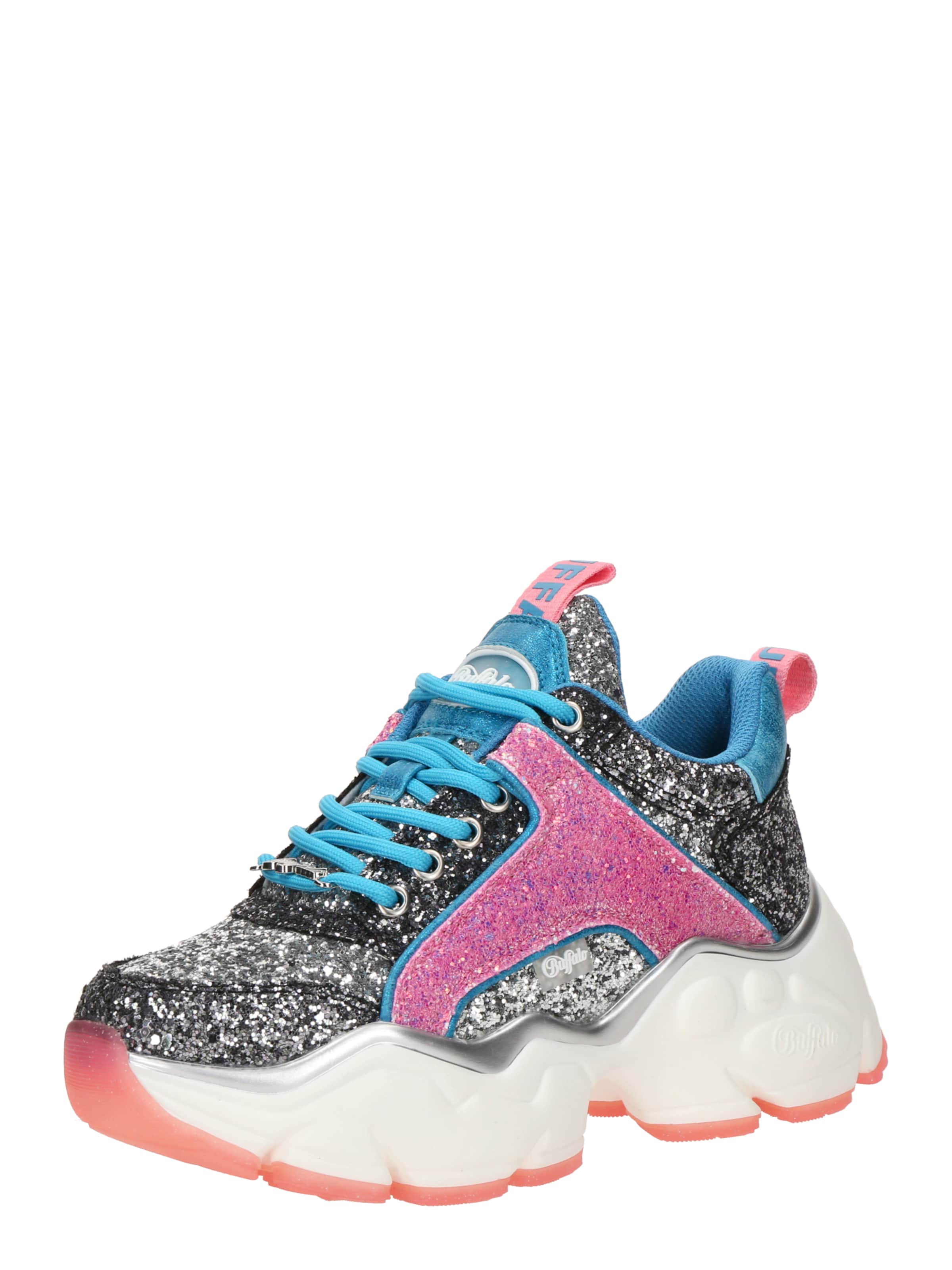 Sneaker low 'Binary' de la BUFFALO pe negru: față