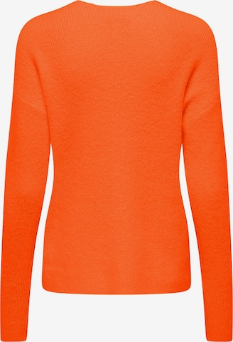 ONLY Sweater 'CAMILLA' in Orange