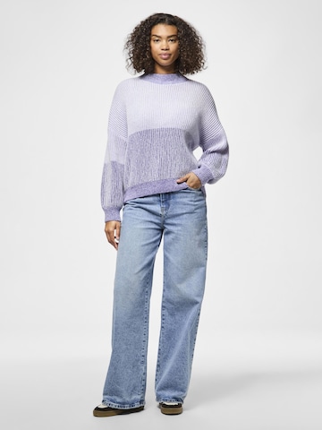 PIECES Pullover 'NELLA ' i lilla