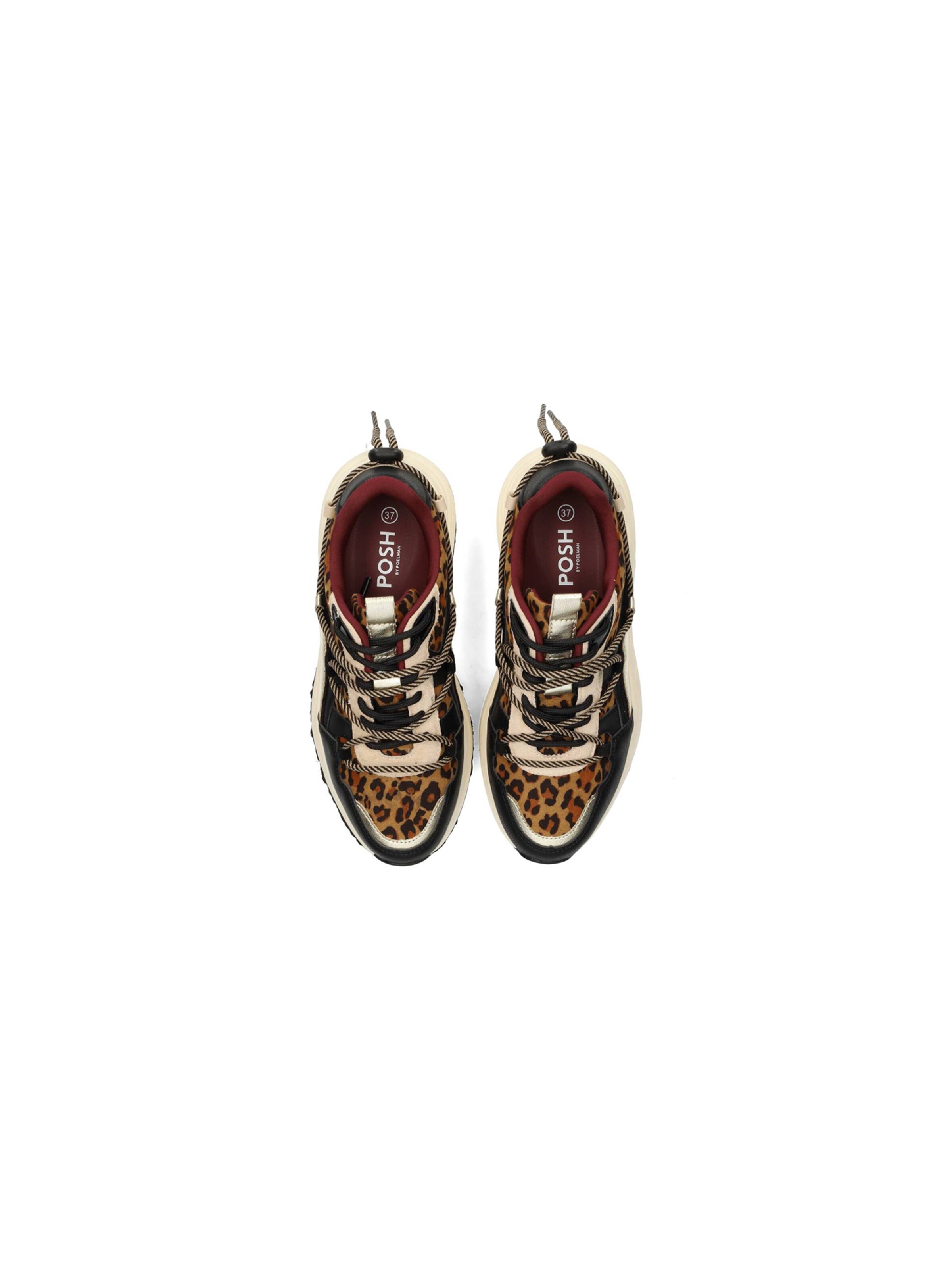 Baskets basses 'CARI' POSH by Poelman en beige