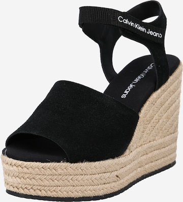 Calvin Klein Jeans Sandals in Black: front