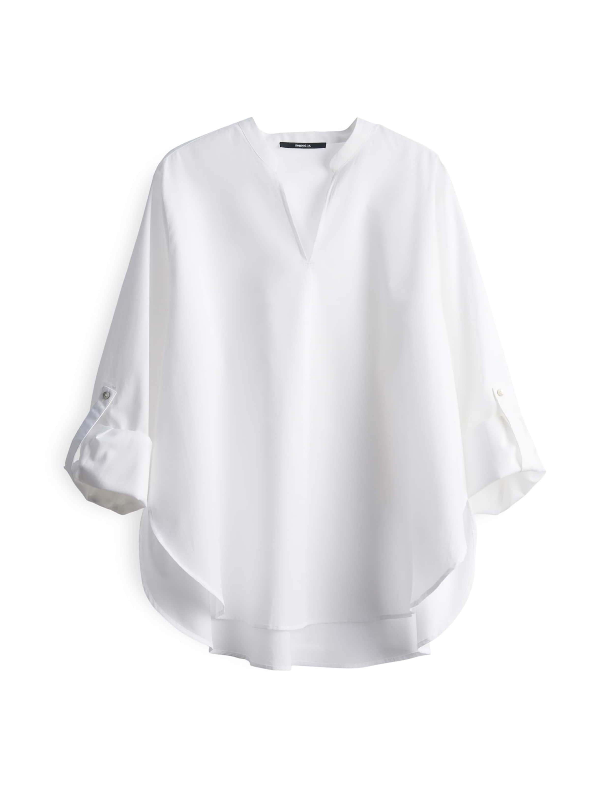 Someday - Blusa 'Zomi' en blanco: frente