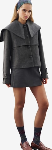 MANUKA Fleecejacke in Grau: Vorderseite