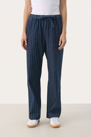 Loosefit Pantalon Part Two en bleu : devant