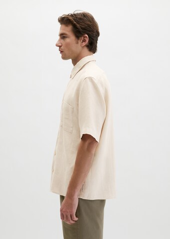 Marc O'Polo Comfort fit Button Up Shirt in Beige