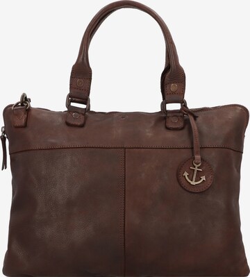 Harbour 2nd Document Bag in Brown: front