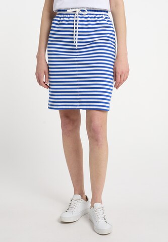 DreiMaster Maritim Skirt in Blue: front