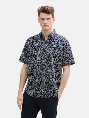 TOM TAILOR Regular fit Πουκάμισο σε μπλε: μπροστά