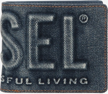 DIESEL Wallet in Blue: front