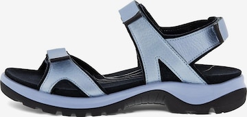 ECCO Hiking Sandals 'Offroad' in Blue: front