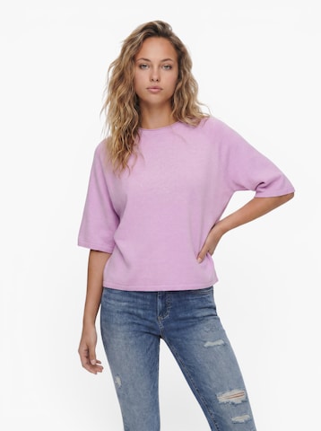 Pull-over 'CARLOYAL' ONLY Carmakoma en rose : devant