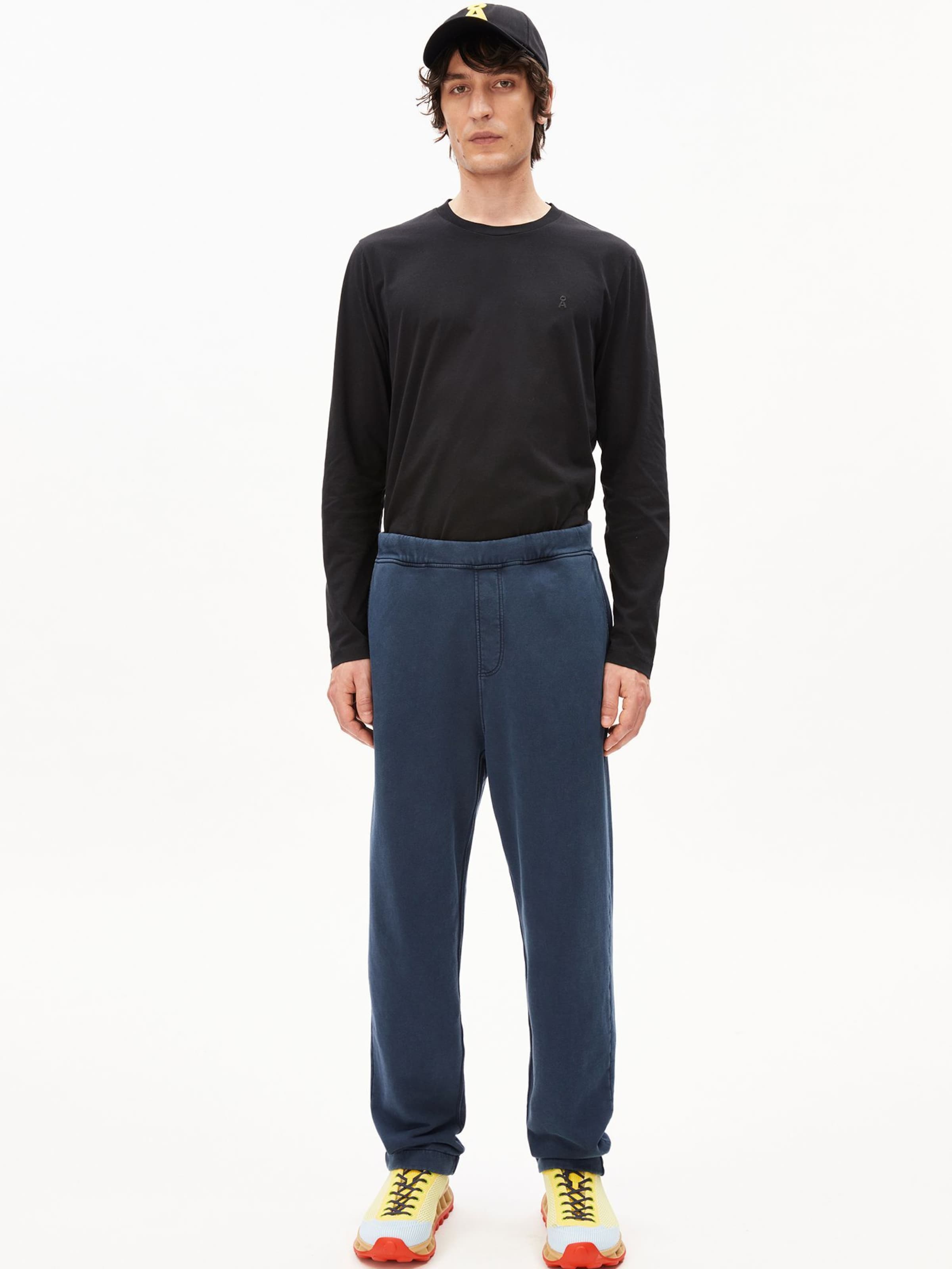 ARMEDANGELS Loosefit Broek in Blauw: voorkant