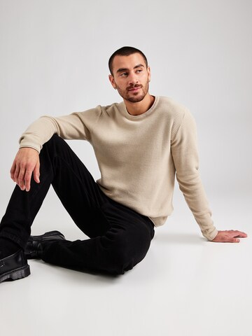 Only & Sons Sweater 'ONSEric' in Beige: front