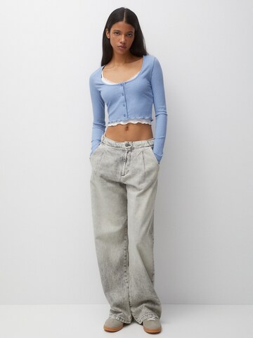 Pull&Bear Shirt in Blau