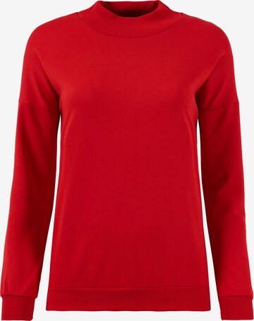 Sweat-shirt LELA en rouge : devant