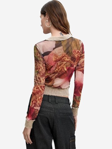 Maglietta 'TS_ORCHIDS_LACROIX 26WWTK22' di Desigual in marrone
