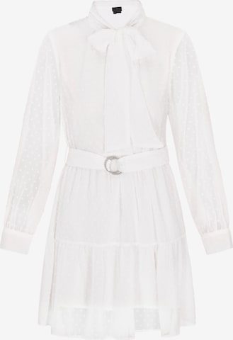 Abito camicia 'Classic Look' di DreiMaster Klassik in bianco: frontale