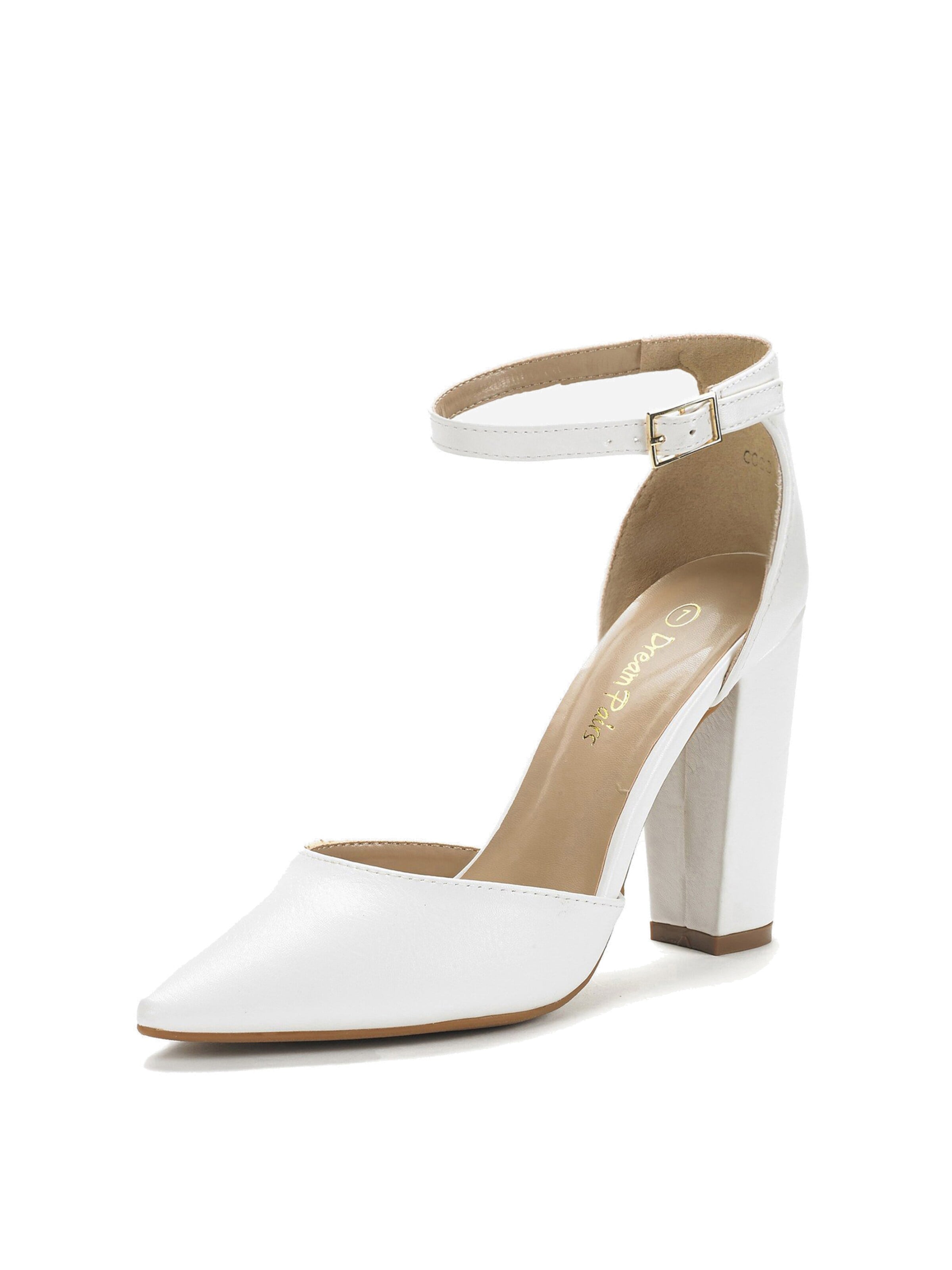 Décolleté di Dream Pairs in bianco: frontale