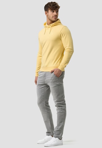 INDICODE JEANS Sweatshirt 'Simpson' in Yellow