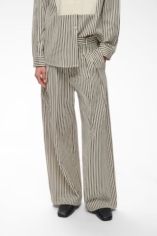 InWear Wide leg Pleat-front trousers 'GarboIW' in Beige: front