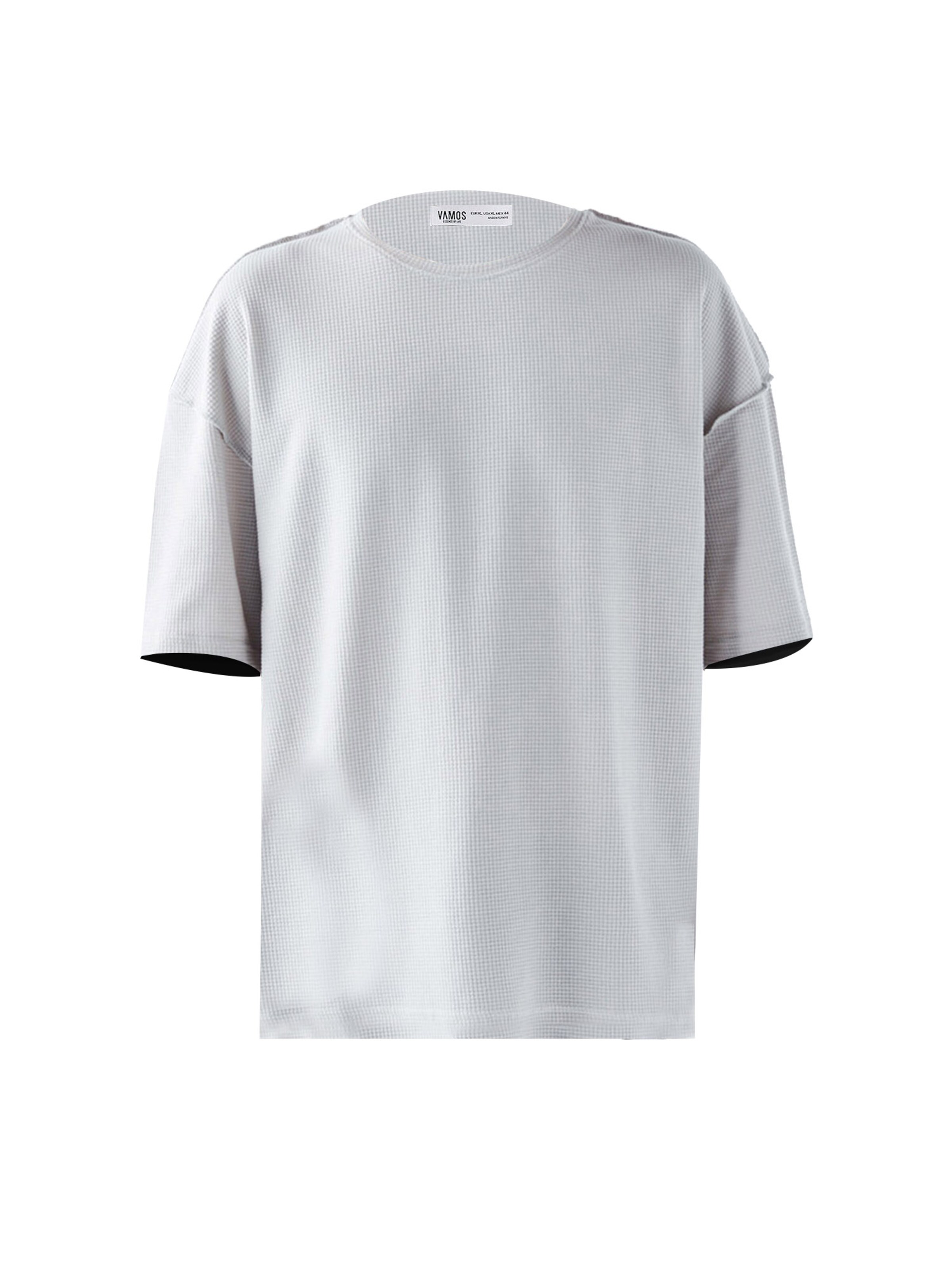 VAMOS CLO Majica | siva barva: sprednja stran